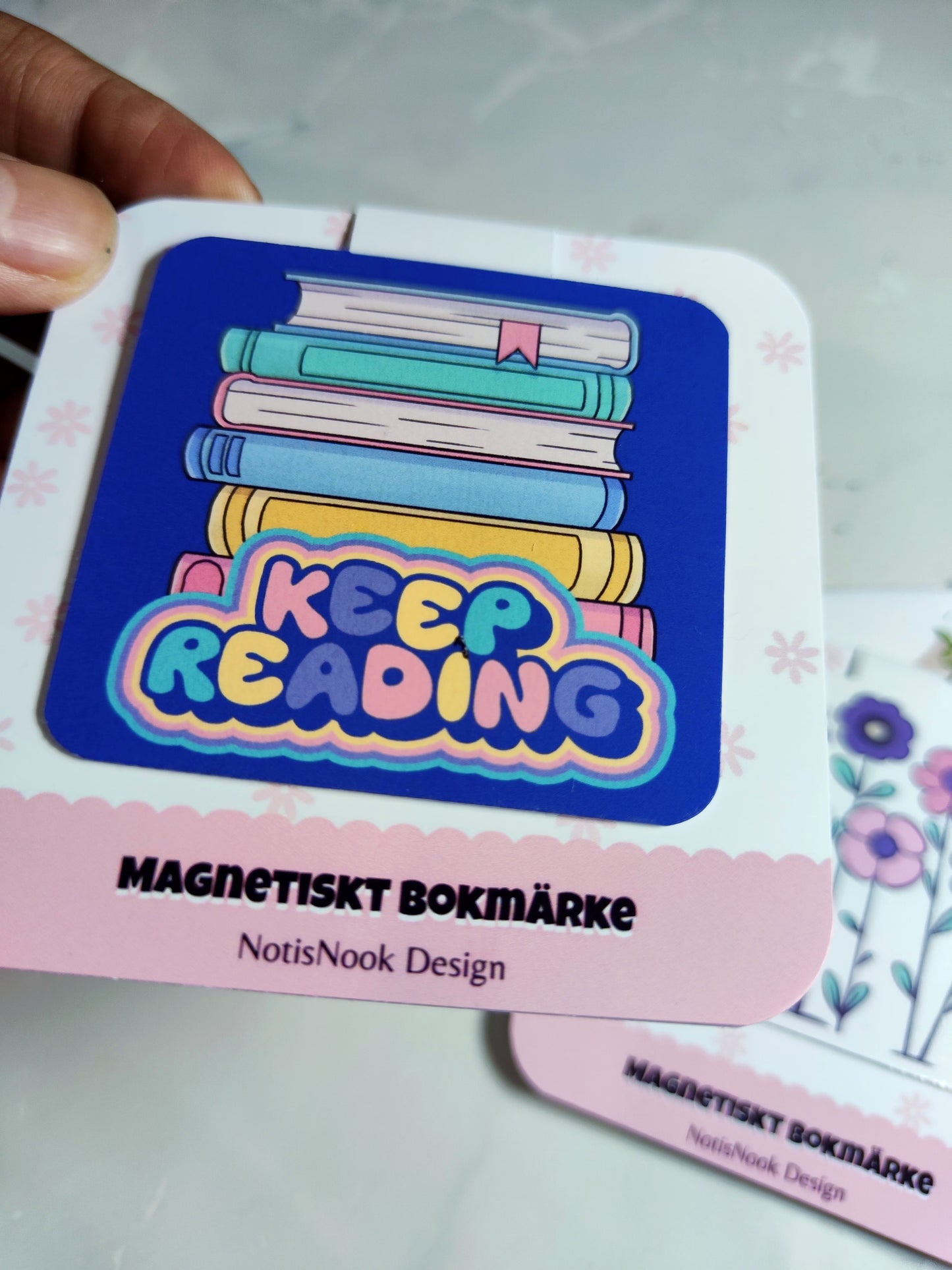 Magnetiskt bokmärke – Keep Reading