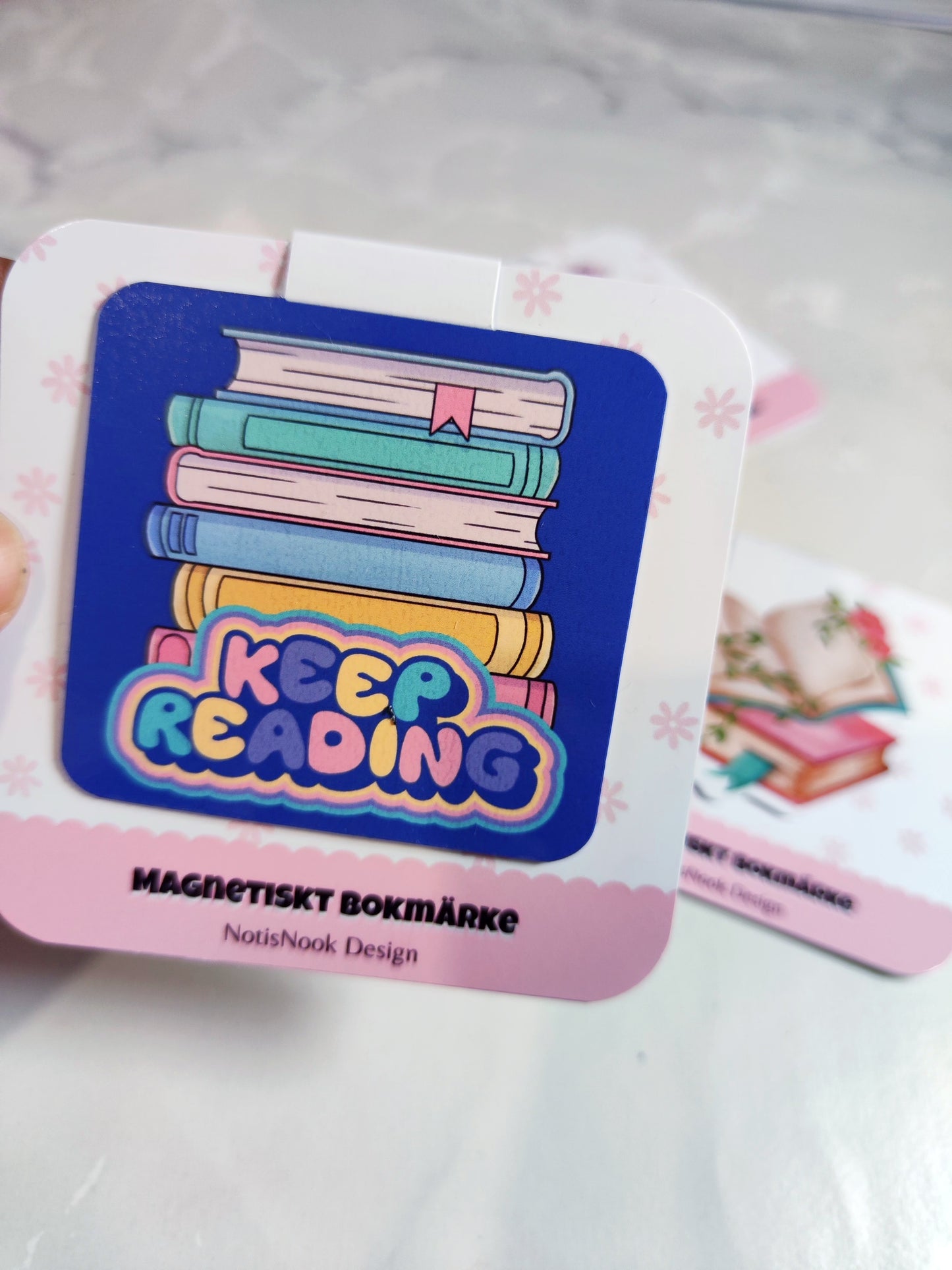 Magnetiskt bokmärke – Keep Reading