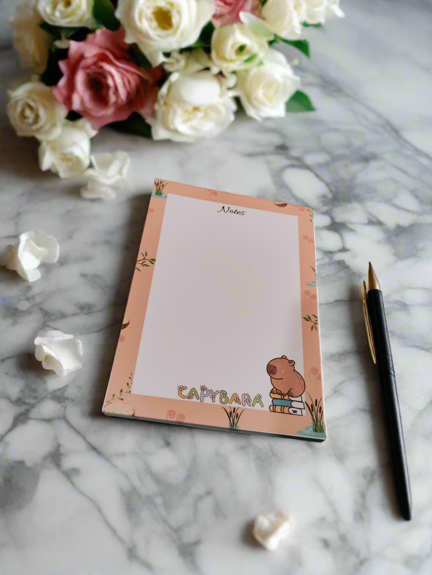To do List Anteckningsblock Capybara
