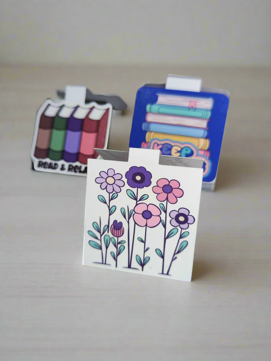 Magnetiskt bokmärke – Blomsteräng