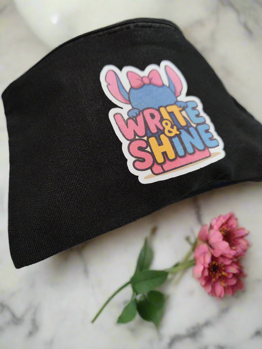 Write & Shine – Matchande Set med Pennfodral & Anteckningsbok