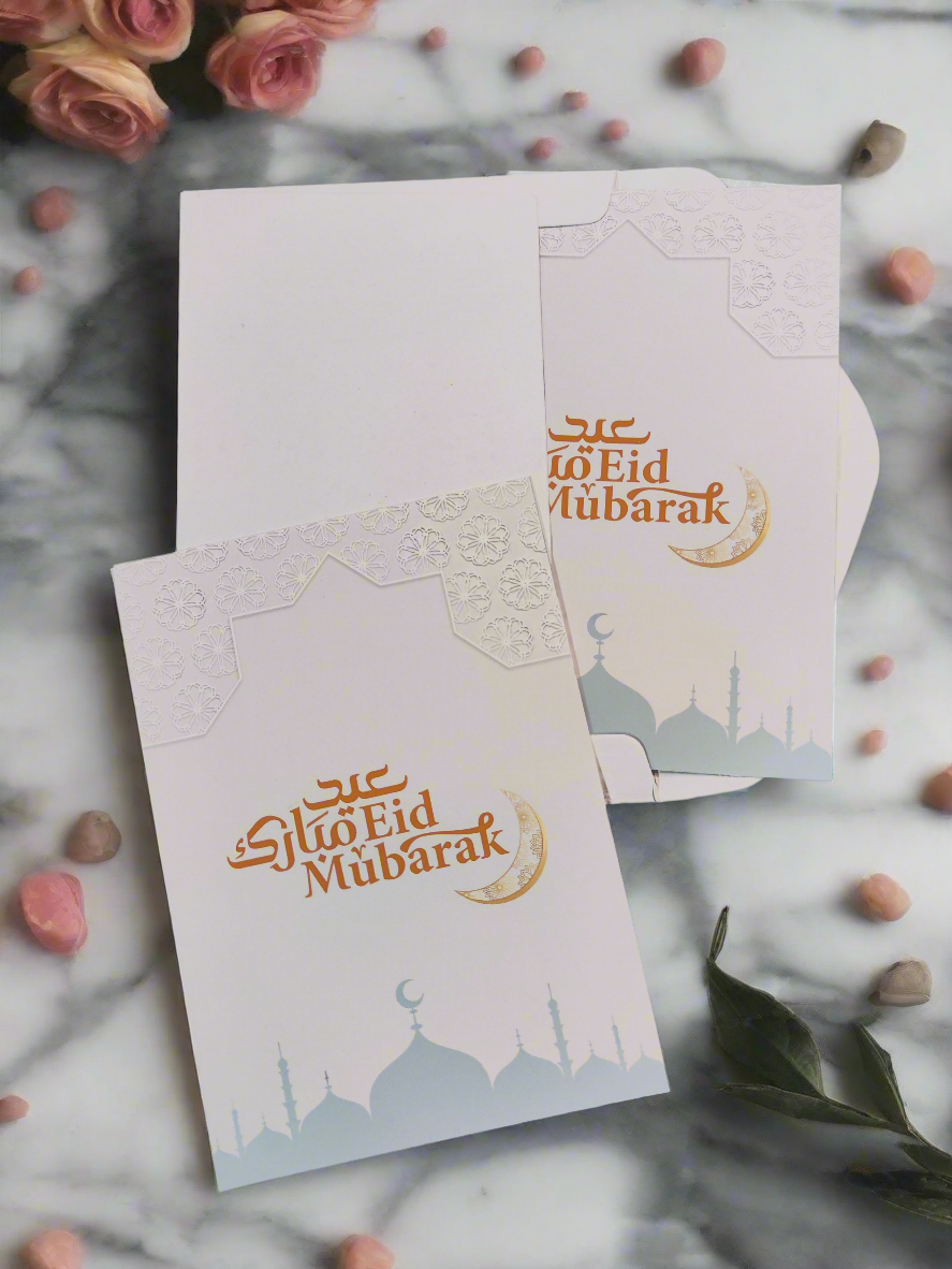 Eid Mubarak Kort -4 PACK