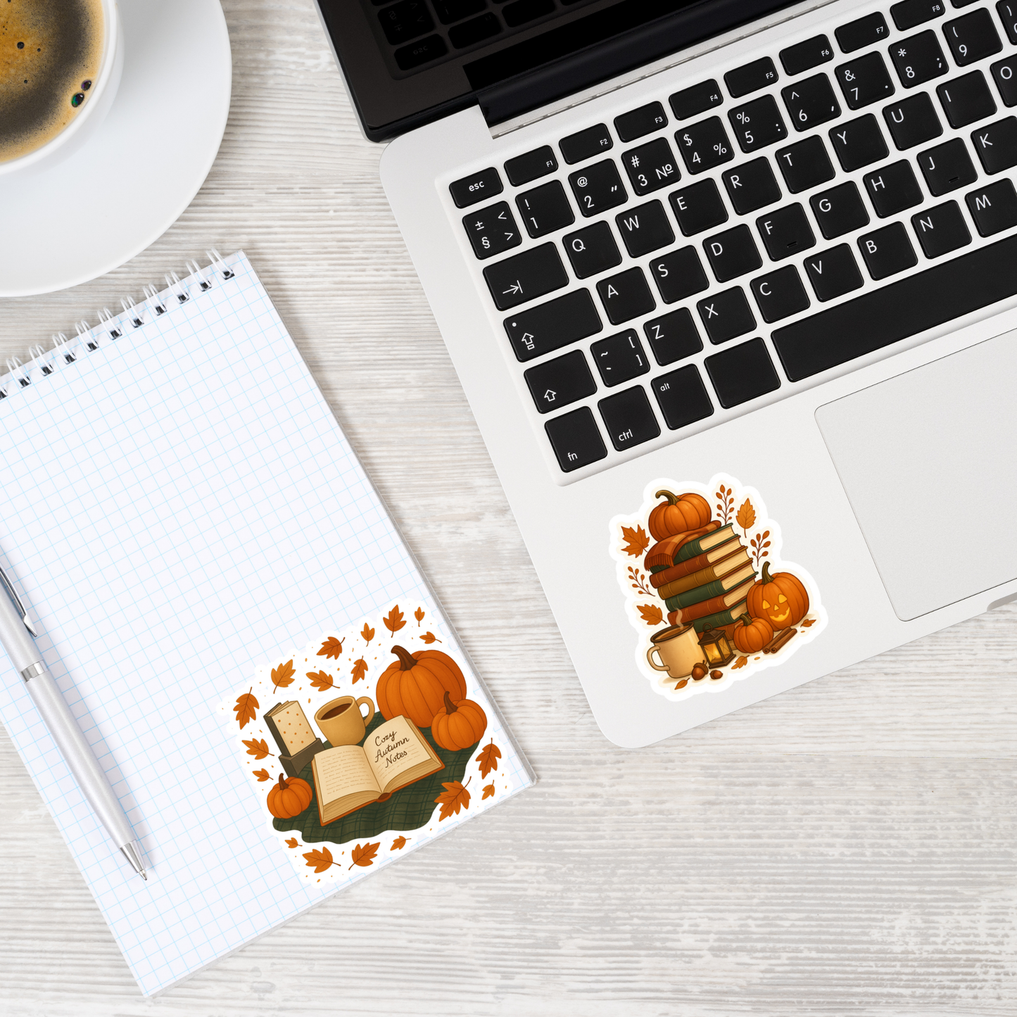 Cozy Autumn Vibes – Sticker Pack (5 st)