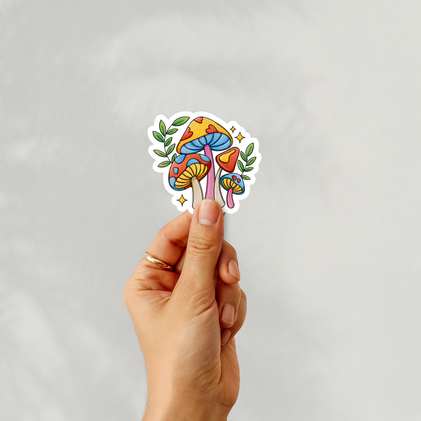 Vinyl Stickers -Mushroom Magic 7-PACK