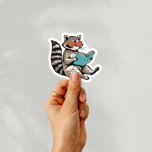 Vinyl Stickers Cozy Reader – Book Mode