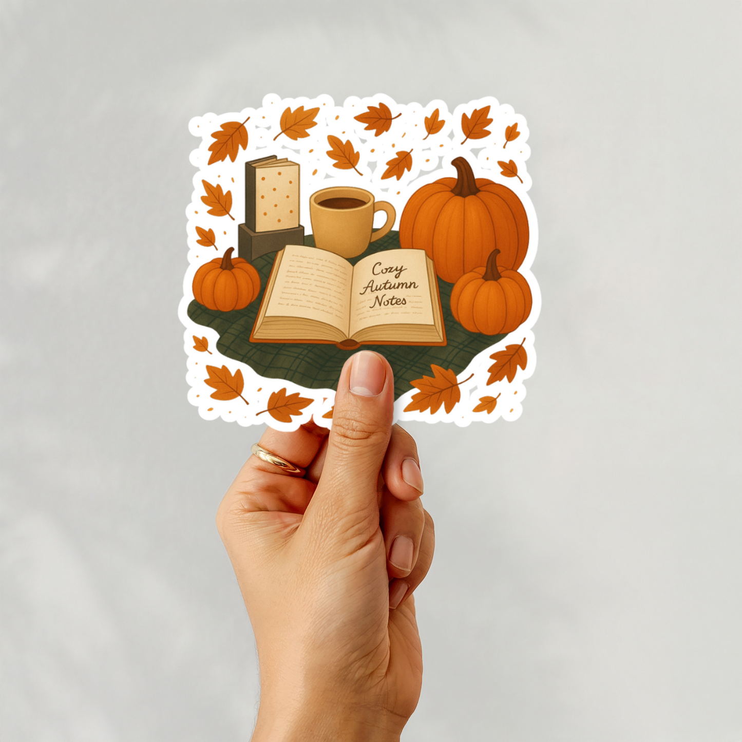 Cozy Autumn Vibes – Sticker Pack (5 st)