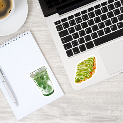 Matcha Moments - Large Sticker Set (7-PACK)