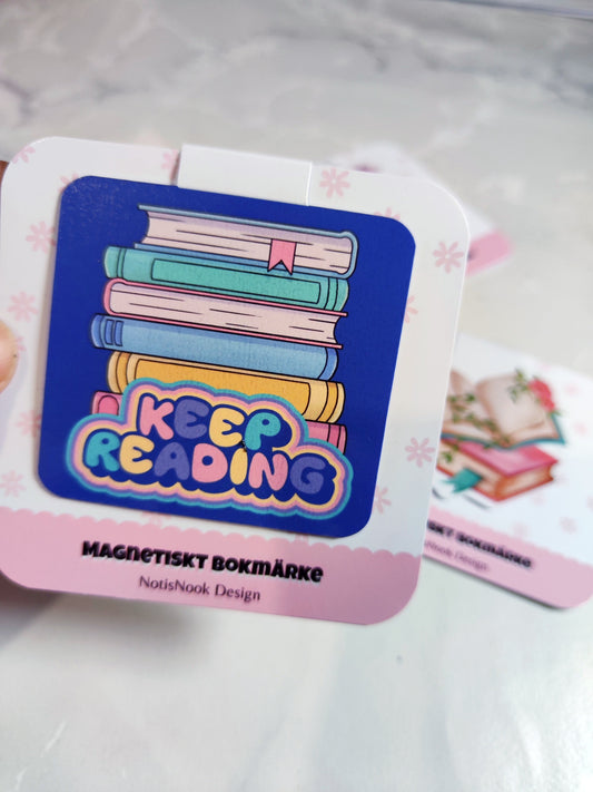 Magnetiskt bokmärke –  Keep Reading