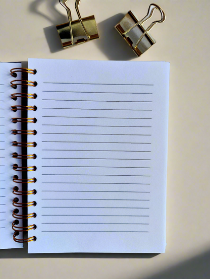 Notebook i storlek A5