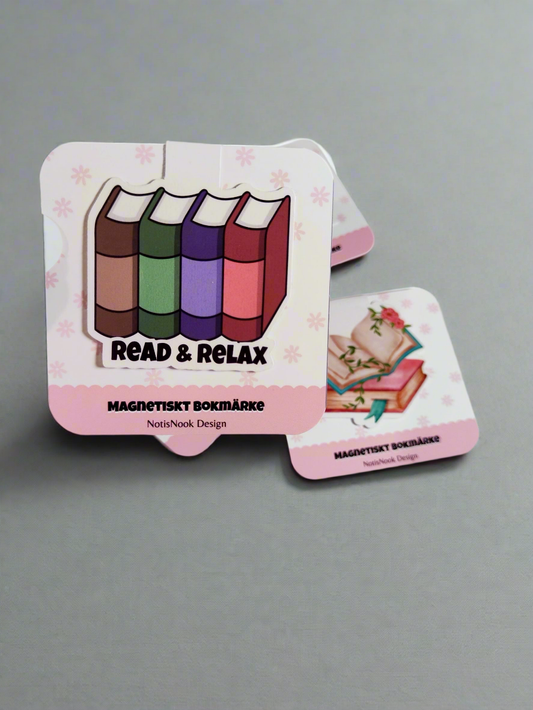 Magnetiskt bokmärke – Read & Relax