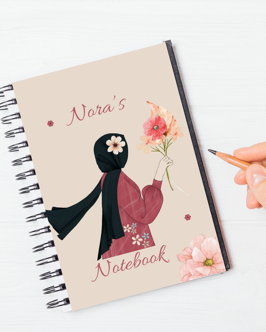 Notebook med linjerade sidor