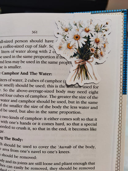Magnetiskt Bokmärke med Blomma